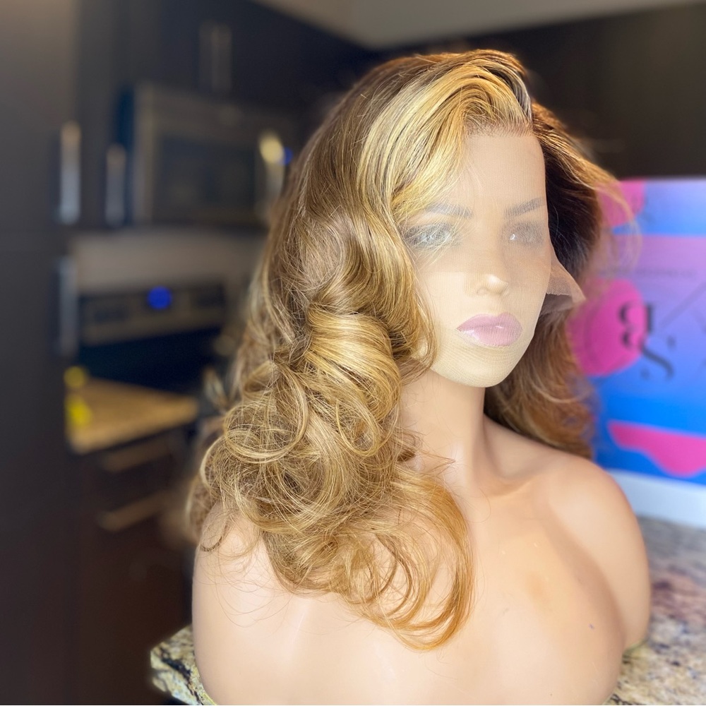 Custom colored 22” Raw indian 13x6 frontal wig BEST HAIR EVER